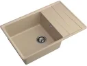 Мойка 760 Level 760L 1-чаш+кр 760*500 песочный арт. 1265891