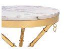 Monika 50х55 marble / gold Журнальный стол арт. 987431