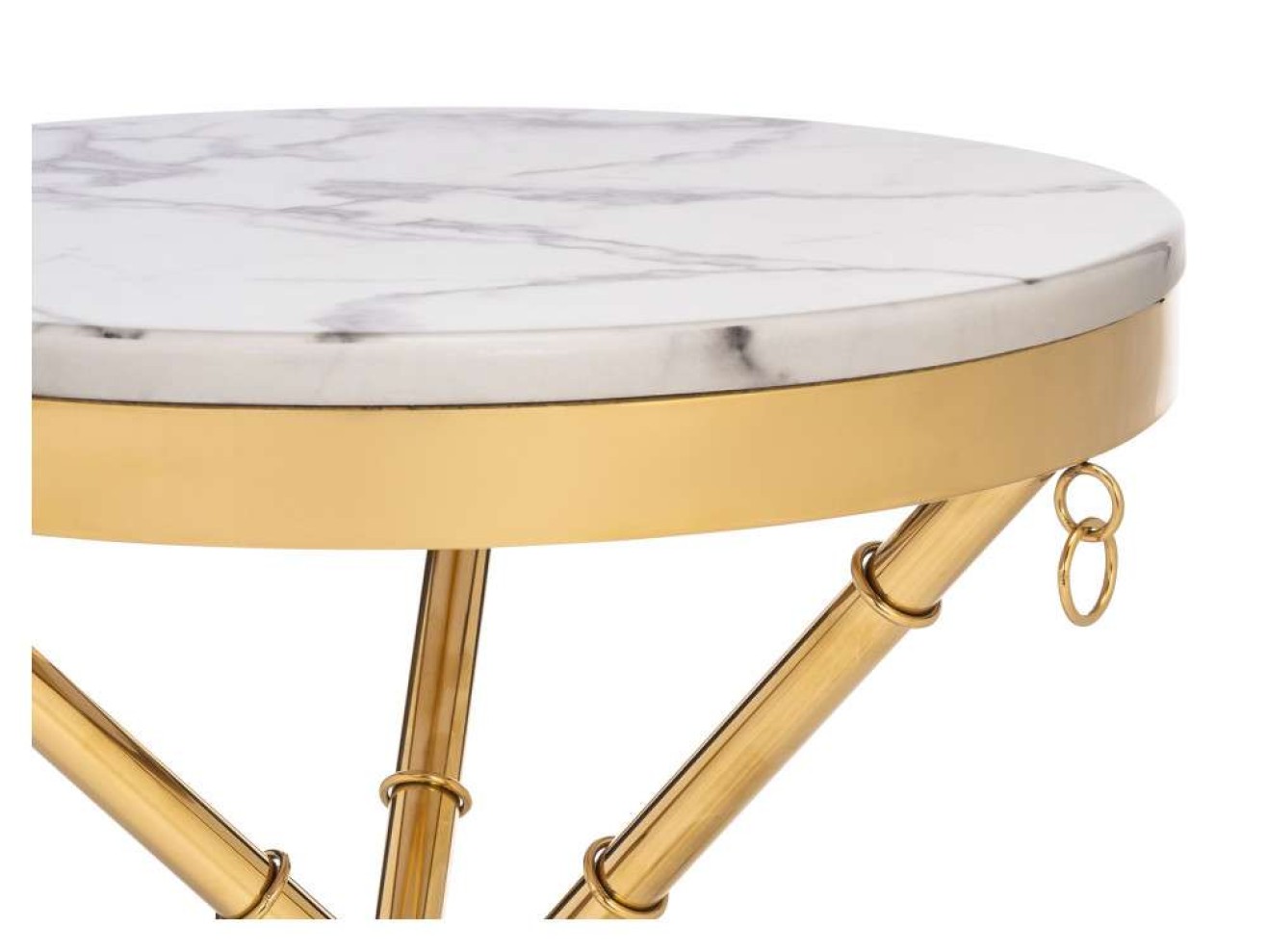 Monika 50х55 marble / gold Журнальный стол арт. 987431