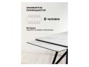 Вилсон 160(220)х89 белый gilt white / черный Керамический стол