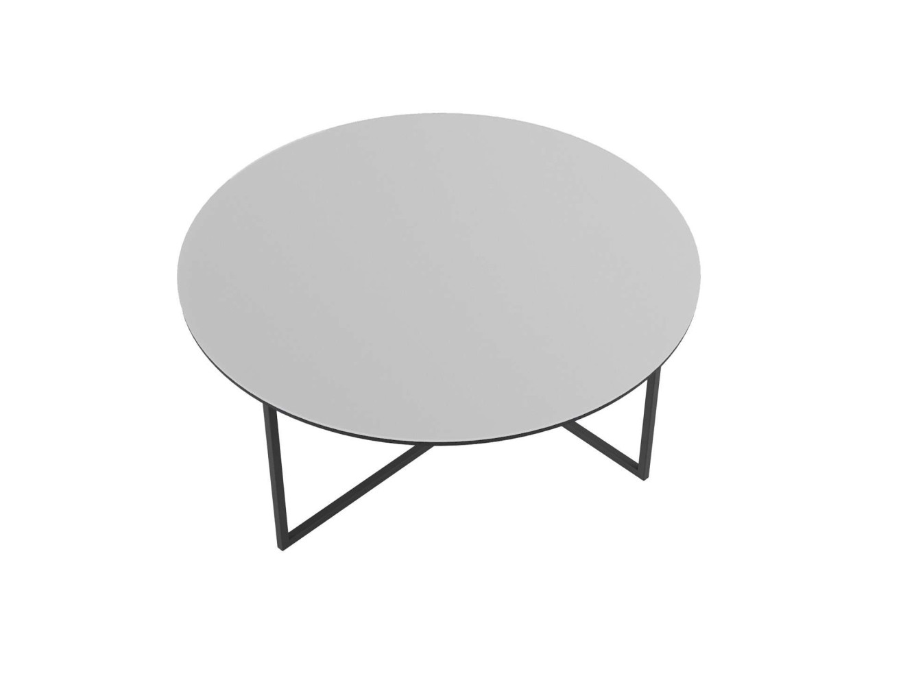 Стол журнальный Калифорния Маджоре Glass белая Lacobel