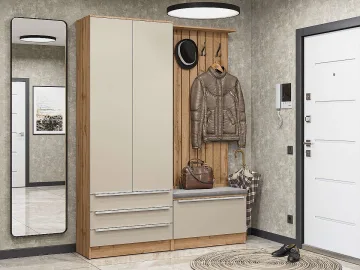 Прихожая Стиль-03 Silky Grey