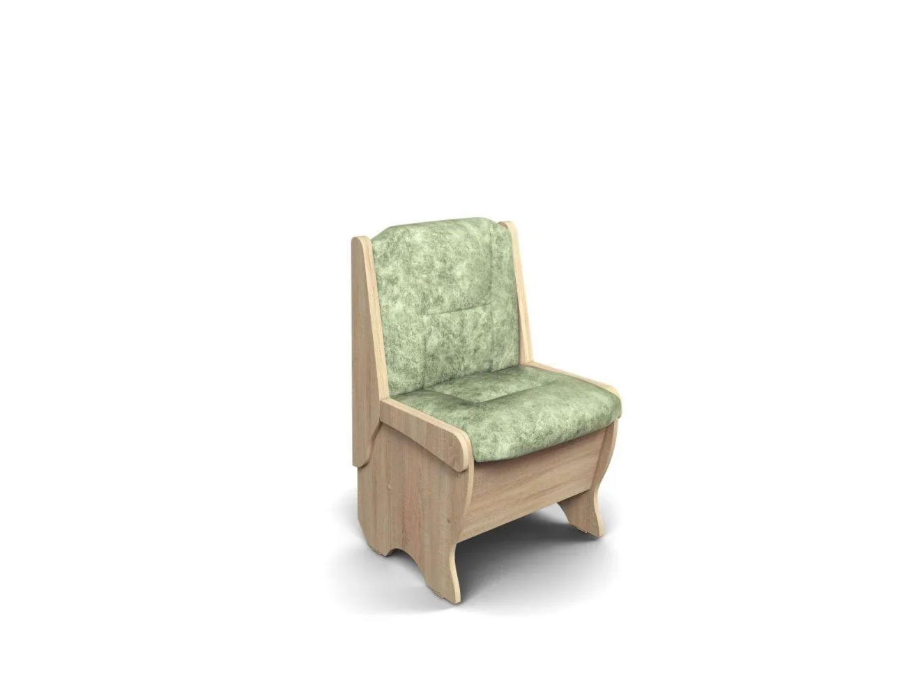 Скамья Лотос 550 / Дуб Сонома / Велюр Мохито арт. 1149703