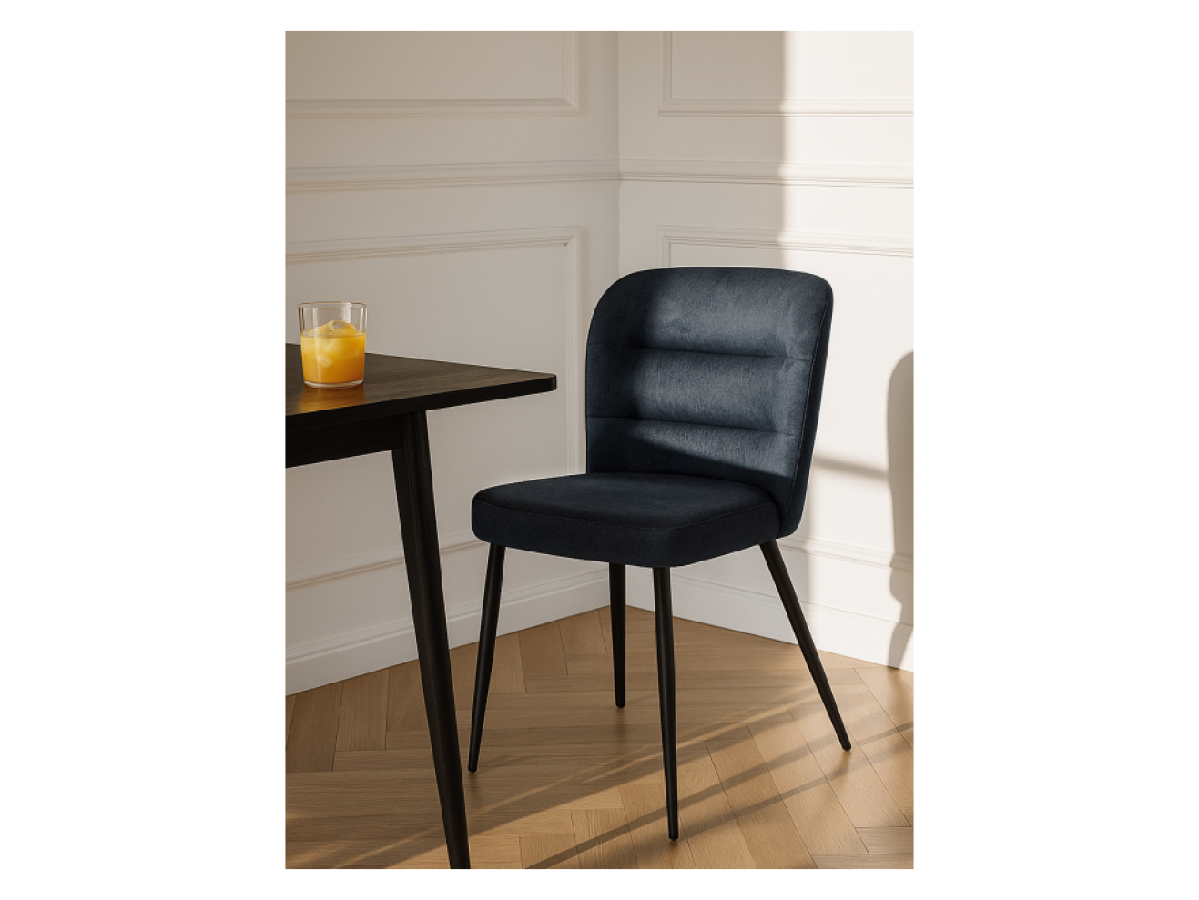 Kilian dark gray / black Стул на металлокаркасе