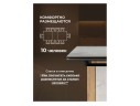 Бернардо 180x90 statuario titan gloss / дуб монтана Керамический стол