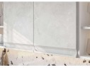Кухонный гарнитур Вельвет 2.0 м (без столешницы), Белый, Бетон графит