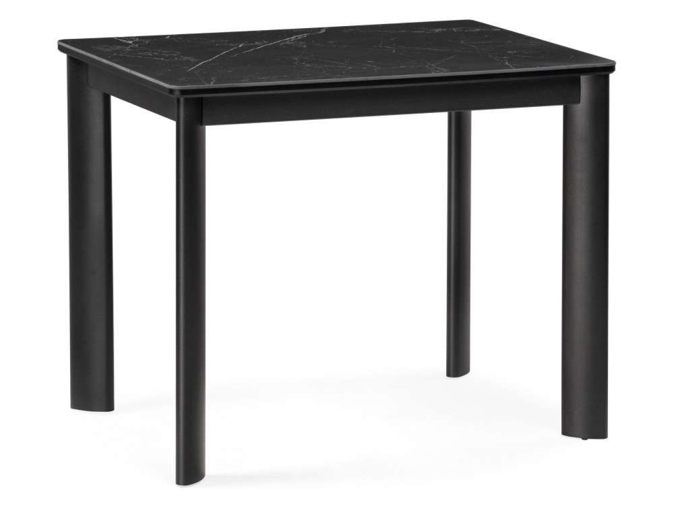 Кина 90(130)х65х76 shakespeare black / черный Керамический стол
