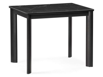 Кина 90(130)х65х76 shakespeare black / черный Керамический стол