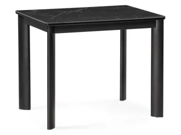 Кина 90(130)х65х76 shakespeare black / черный Керамический стол