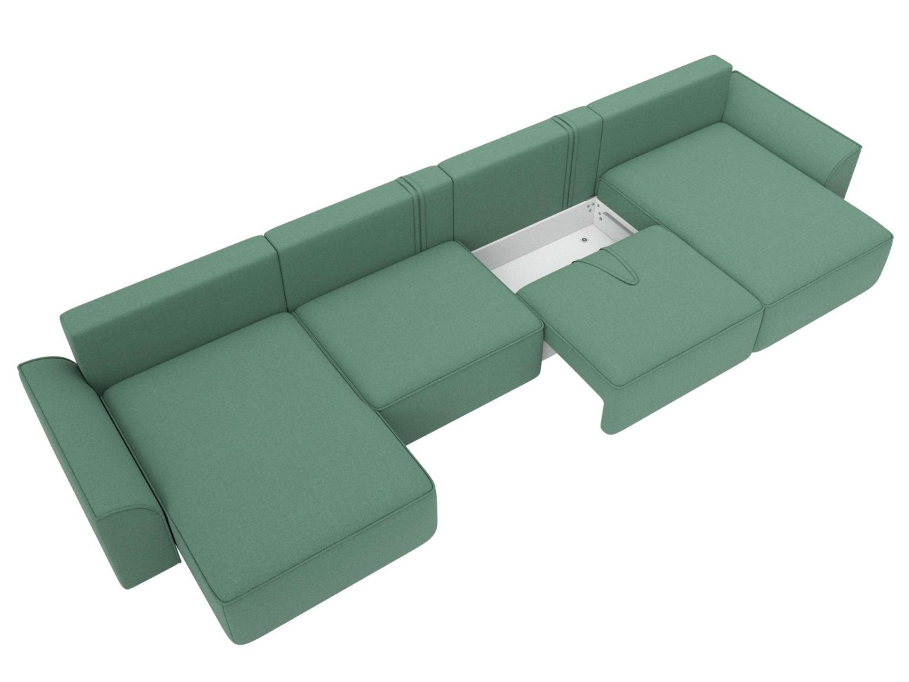 Диван П-образный Лидиа-048 НПБ лонг 