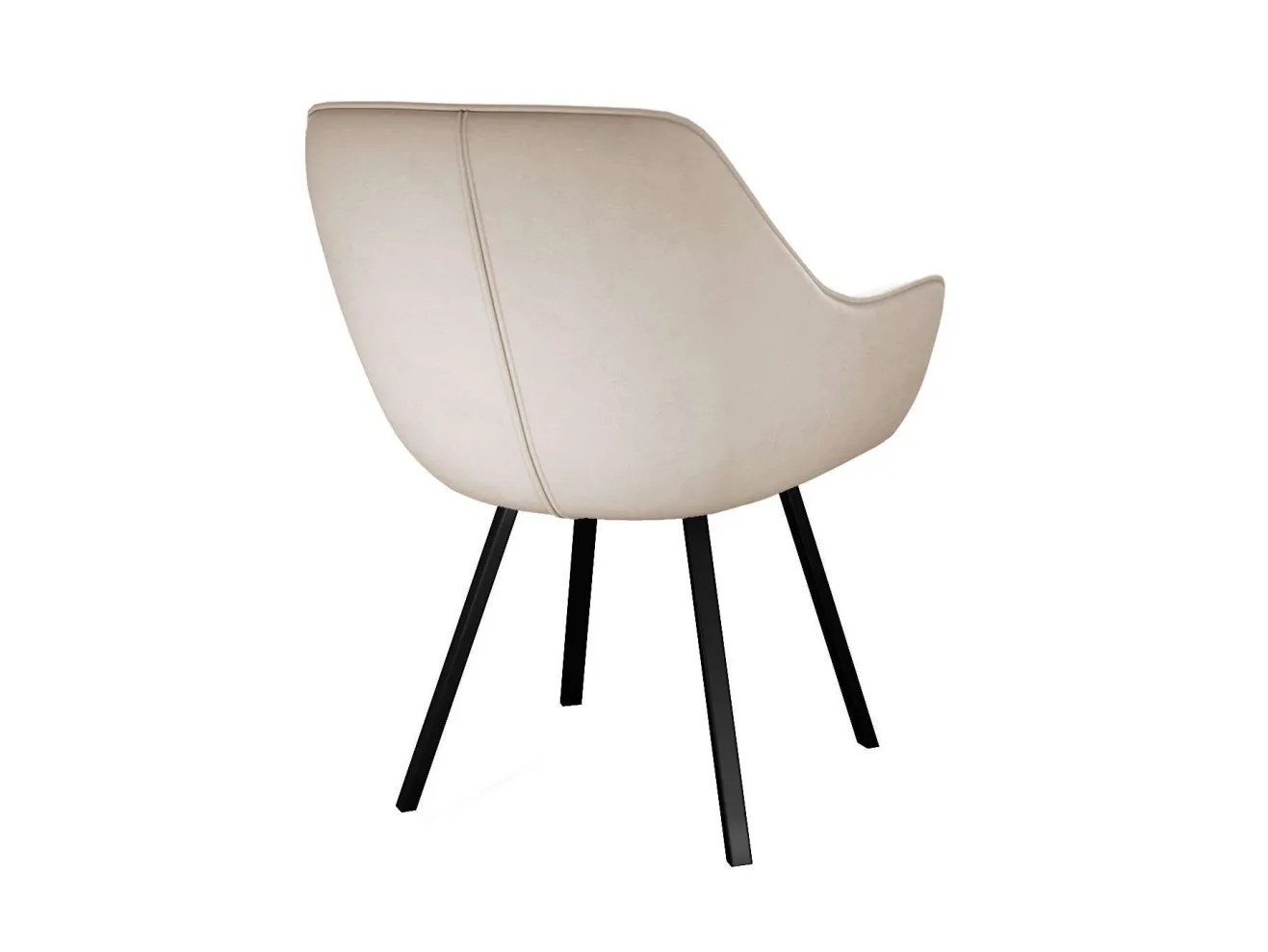 Стул DikLine 252 М поворотный, B03 BEIGE, ножки черные арт. 859725