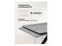 Блэкберн 160(220)х89 серый мрамор larka grey / черный Керамический стол