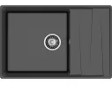 Мойка 760 Level 760L 1-чаш+кр 760*500 черный арт. 1265883