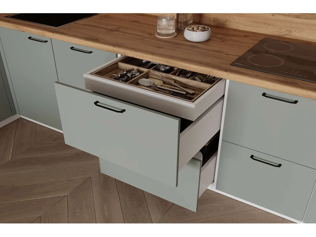 КГ Угловой 1500х3000 (без пм) Эмаль, Олива  Арника РМ арт. 1583471