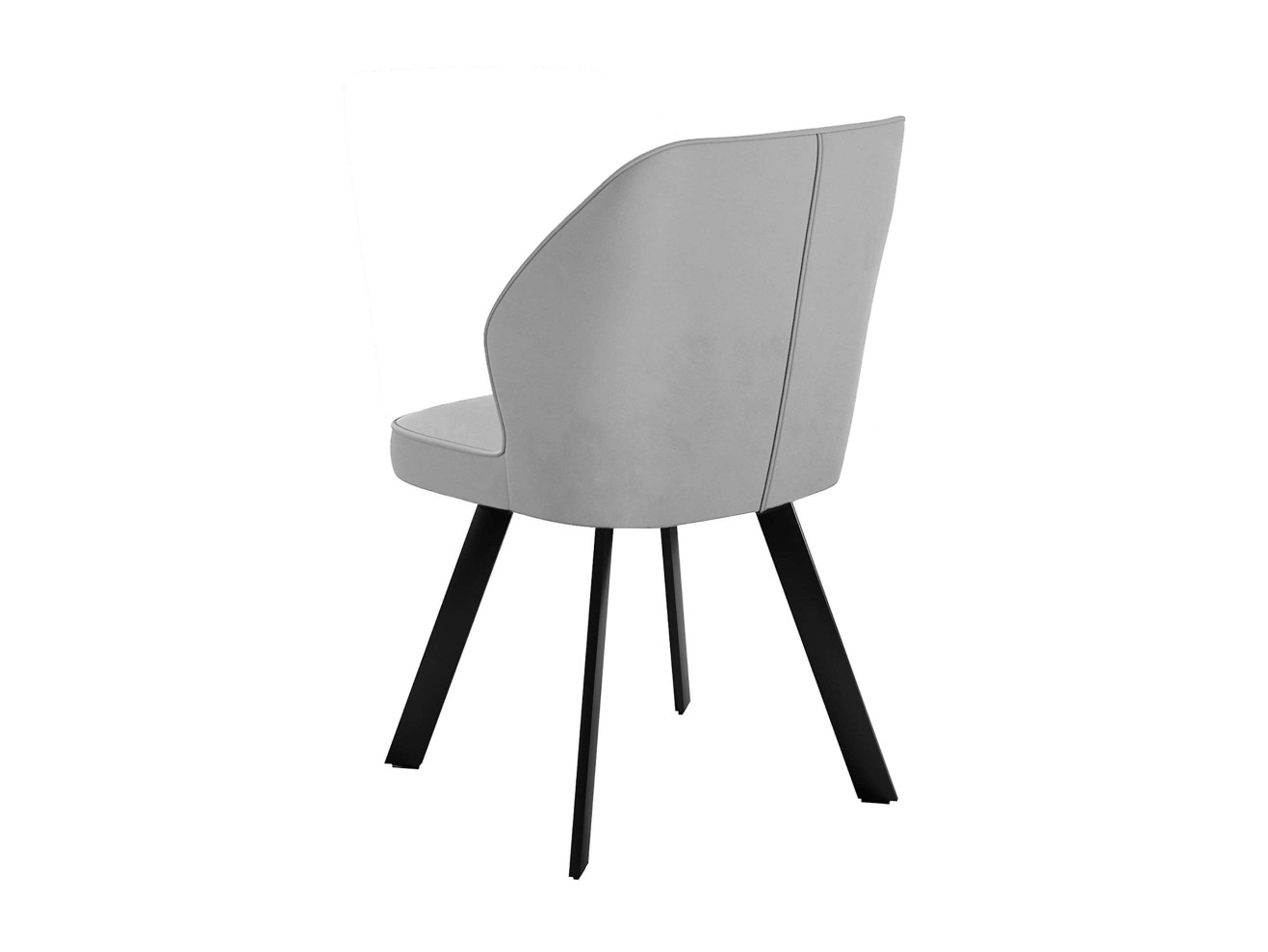 Стул DikLine 232M поворотный B22 GREY, ножки черные