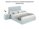 Мягкая кровать Olivia 1600 мята пастель с ящиками арт. 1076947