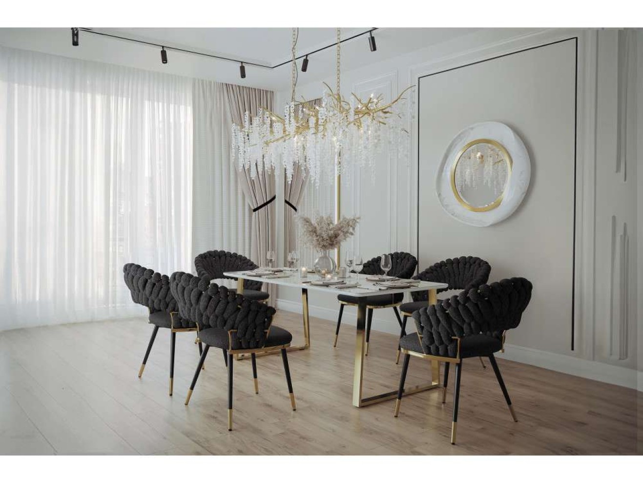 Rakel black / gold Стул на металлокаркасе арт. 987427