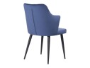 Velen dark blue Стул на металлокаркасе