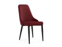 Kora wine red / black Стул на металлокаркасе