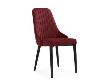 Kora wine red / black Стул на металлокаркасе
