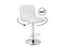 Paskal white / chrome Барный стул
