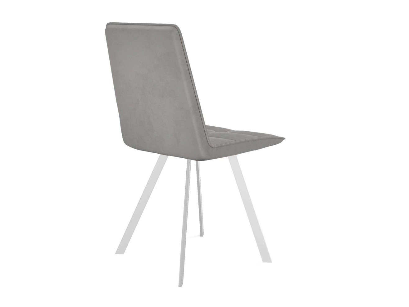Стул DikLine 280 B22 GREY, ножки белые арт. 982093