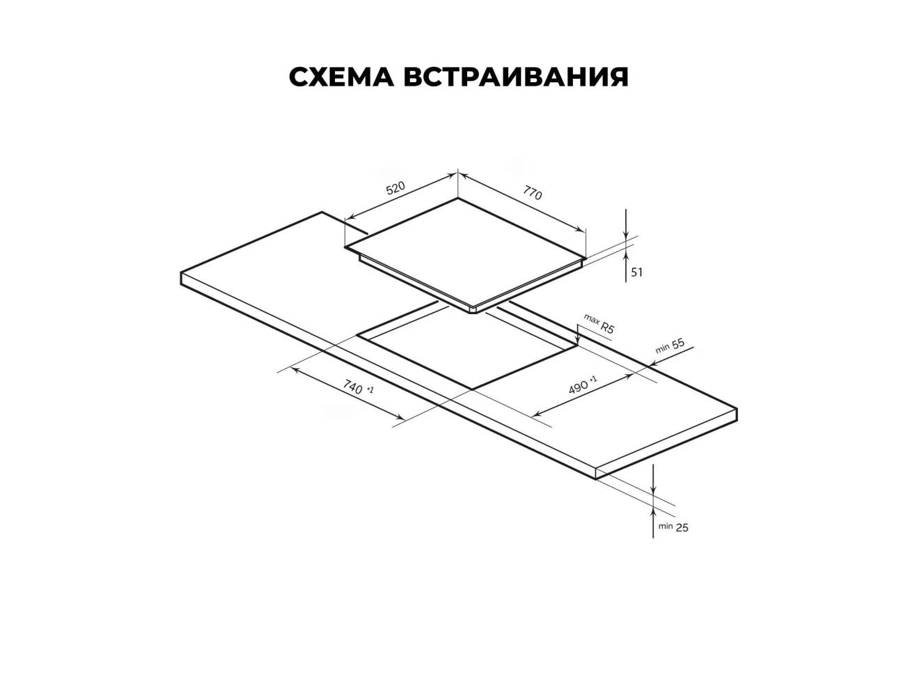 LEX EVH 772A BL  панель стеклокерамическая электрическая арт. 1268699