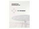 Tulip 90 super white glass Стол стеклянный арт. 1575287