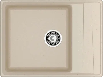 Мойка 660 Level 660L 1-чаш+кр 660*500 кашемир