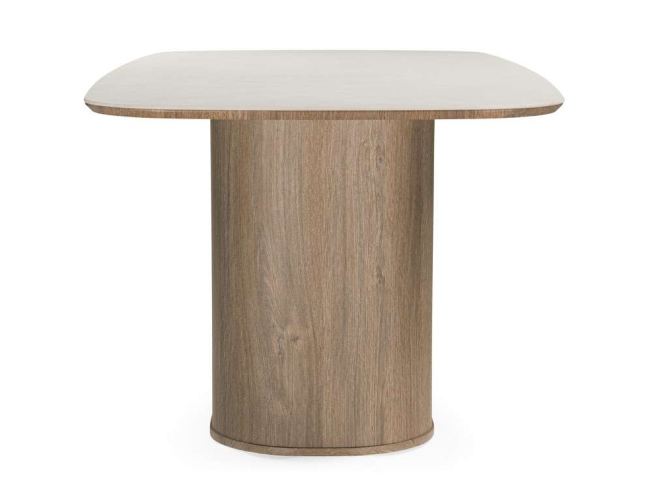 Эллипсо 200х90 light grey / дуб американский Керамический стол арт. 1563609