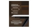 Дарвин 140(200)х80 белый мрамор snow white / черный Керамический стол