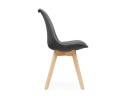 Bonuss dark gray / wood Стул деревянный