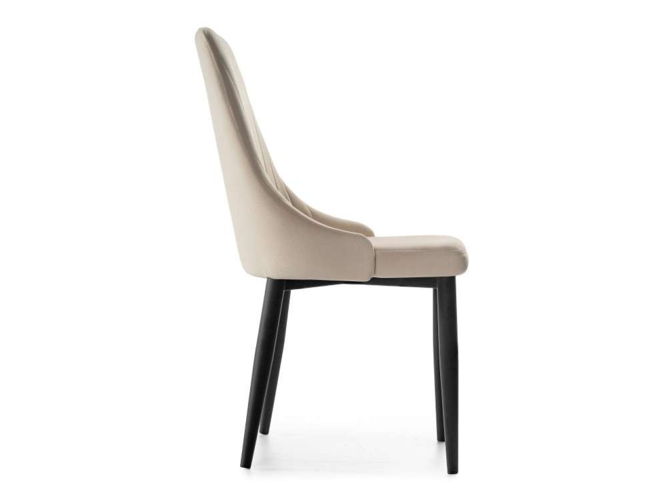Kora beige / black Стул на металлокаркасе арт. 714891
