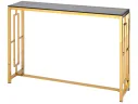 Консоль Stool Group БРУКЛИН 115х30 Стекло smoke/Сталь золото арт. 1599783