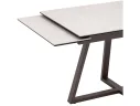 Стол обеденный STOOL GROUP Керас 120-180*80 Carmen light grey, подстолье коричневое арт. 1568399