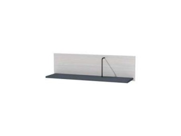 Лион Полка Пл-2 - Ясень Анкор Св.\Графит