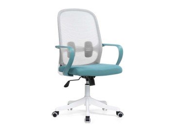 Bust gray / blue / white Компьютерное кресло 