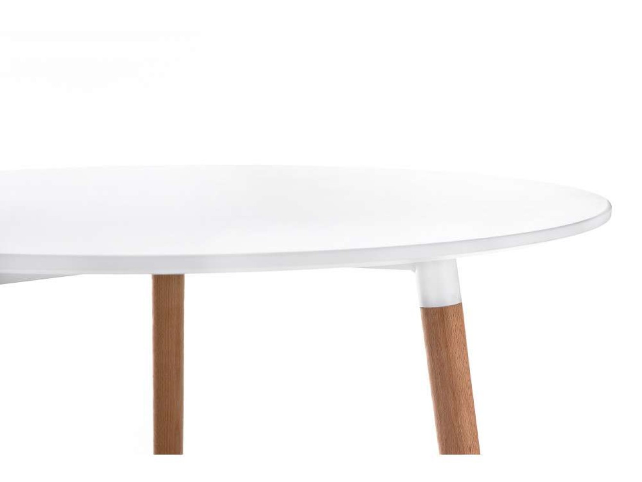 Lorini 90 white / wood Стол деревянный