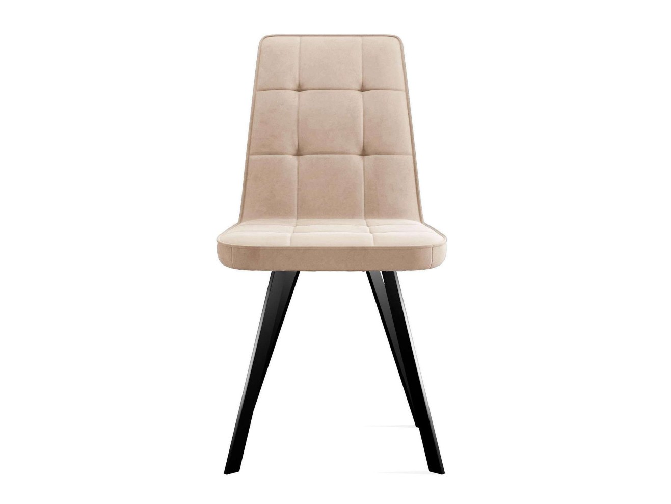 Стул DikLine 207 B03 BEIGE, ножки черные