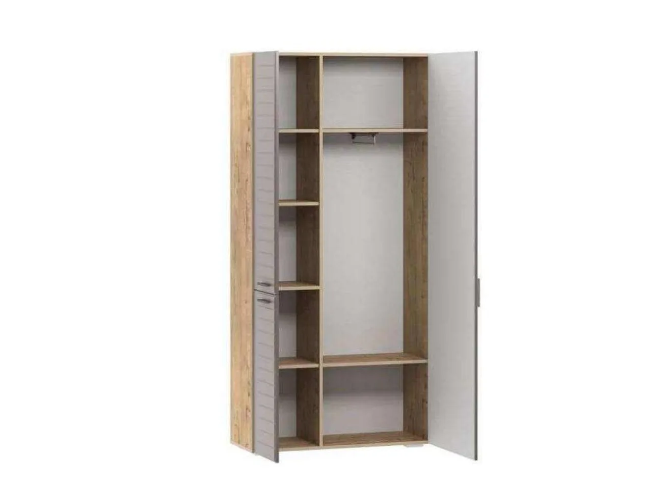 Прихожая Ливорно /дуб бунратти / софт графит арт. 758415