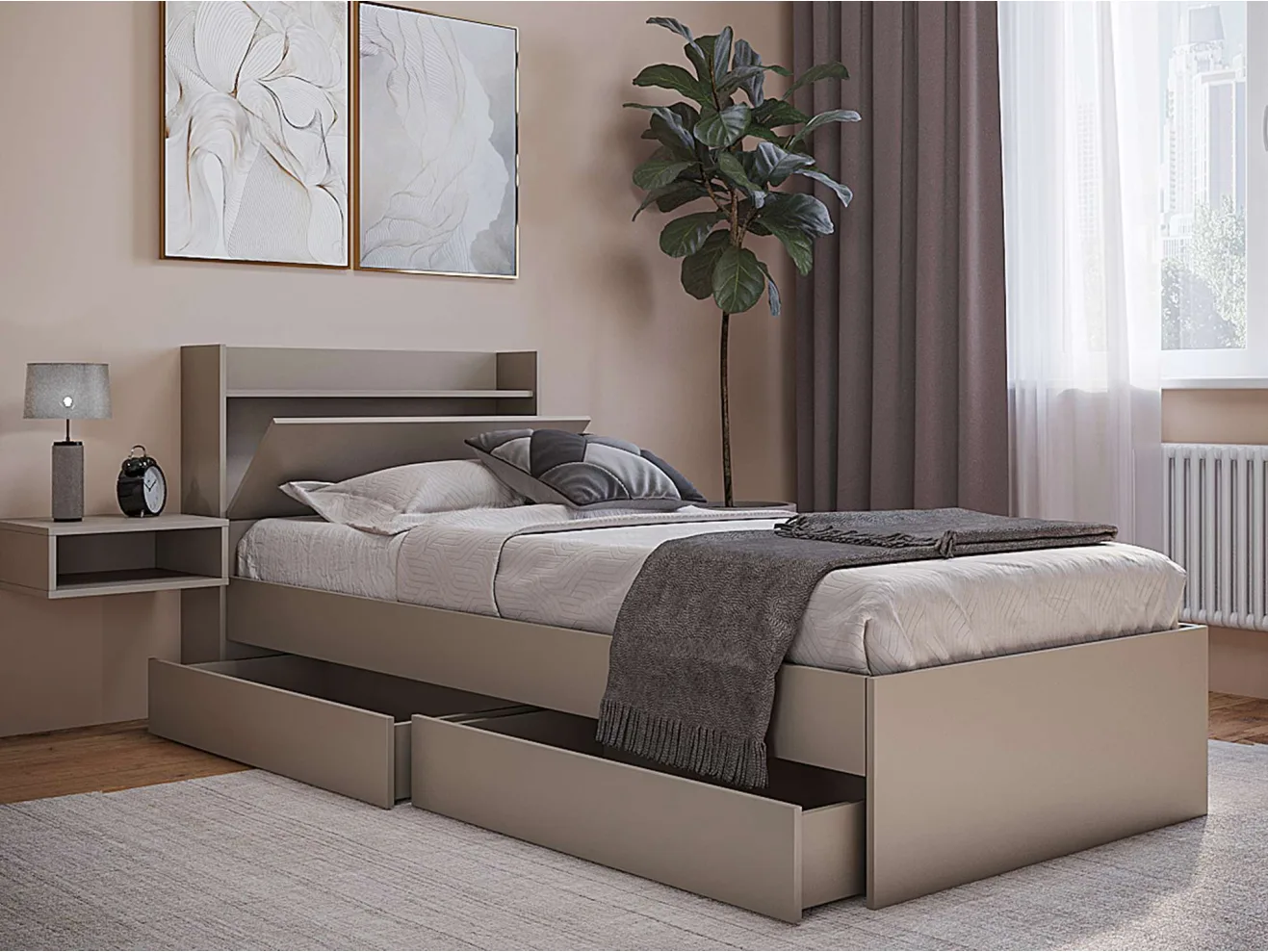 Кровать Астра (90х200) арт. Цб-00026880