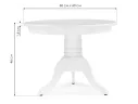 Round white Журнальный стол арт. 1315401