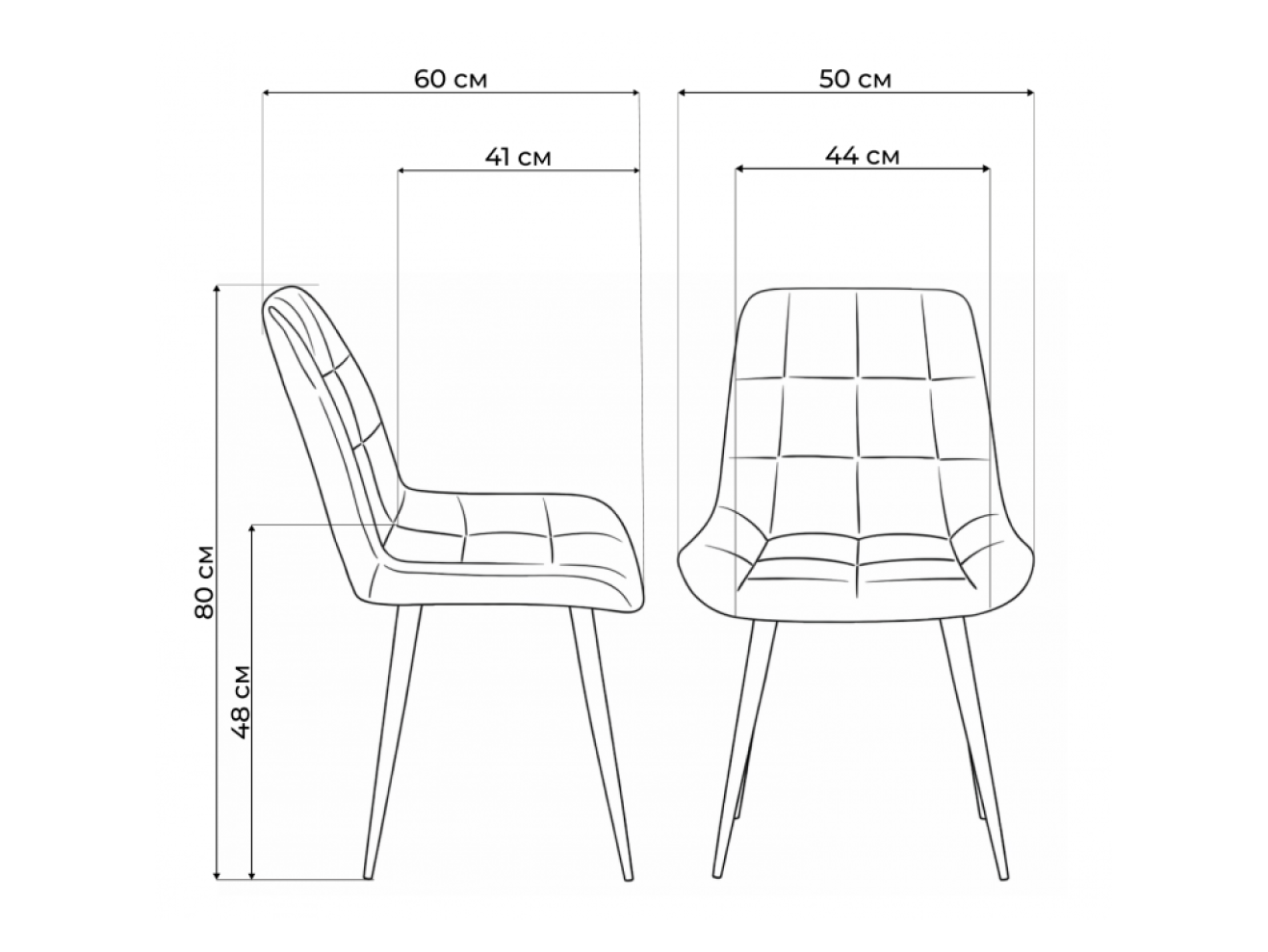 Челси К зеленый (zd 667) / черный np Стул на металлокаркасе