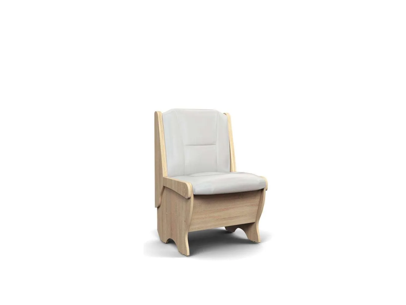 Скамья Лотос 550 дуб/милк арт. 837429