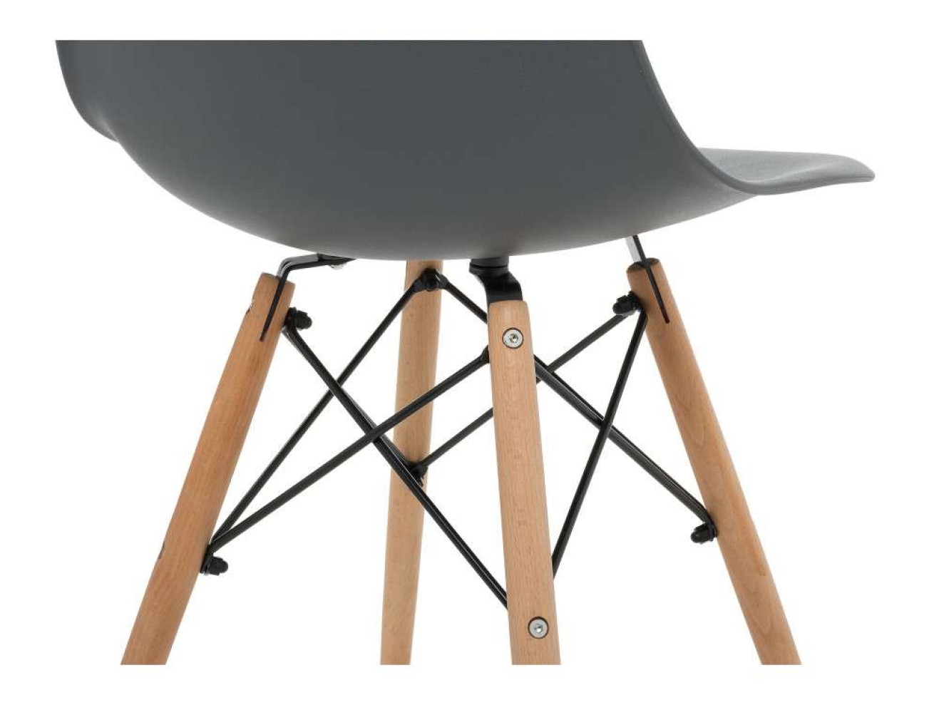 Eames PC-015 grey Стул деревянный