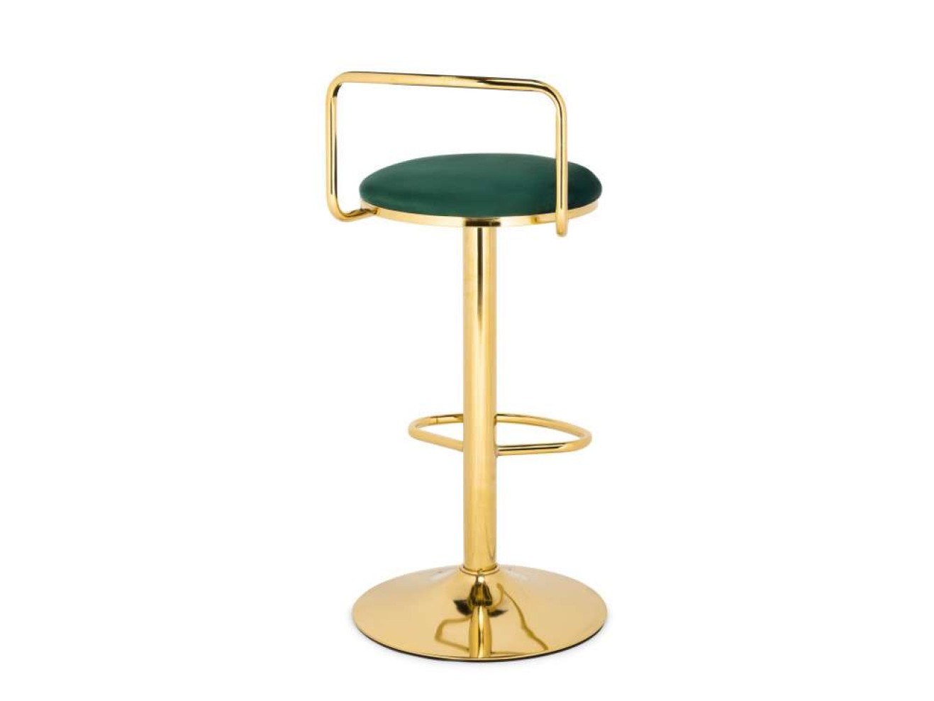 Lusia green / gold Барный стул