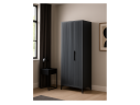 Иадама двухстворчатый графит / графит софт Шкаф