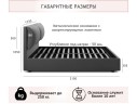 Мягкая кровать Vita 1600 лиловая с ортопедическим основанием