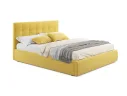 Мягкая кровать Selesta 1600 желтая с ортопед.основанием с матрасом PROMO B COCOS арт. 657913
