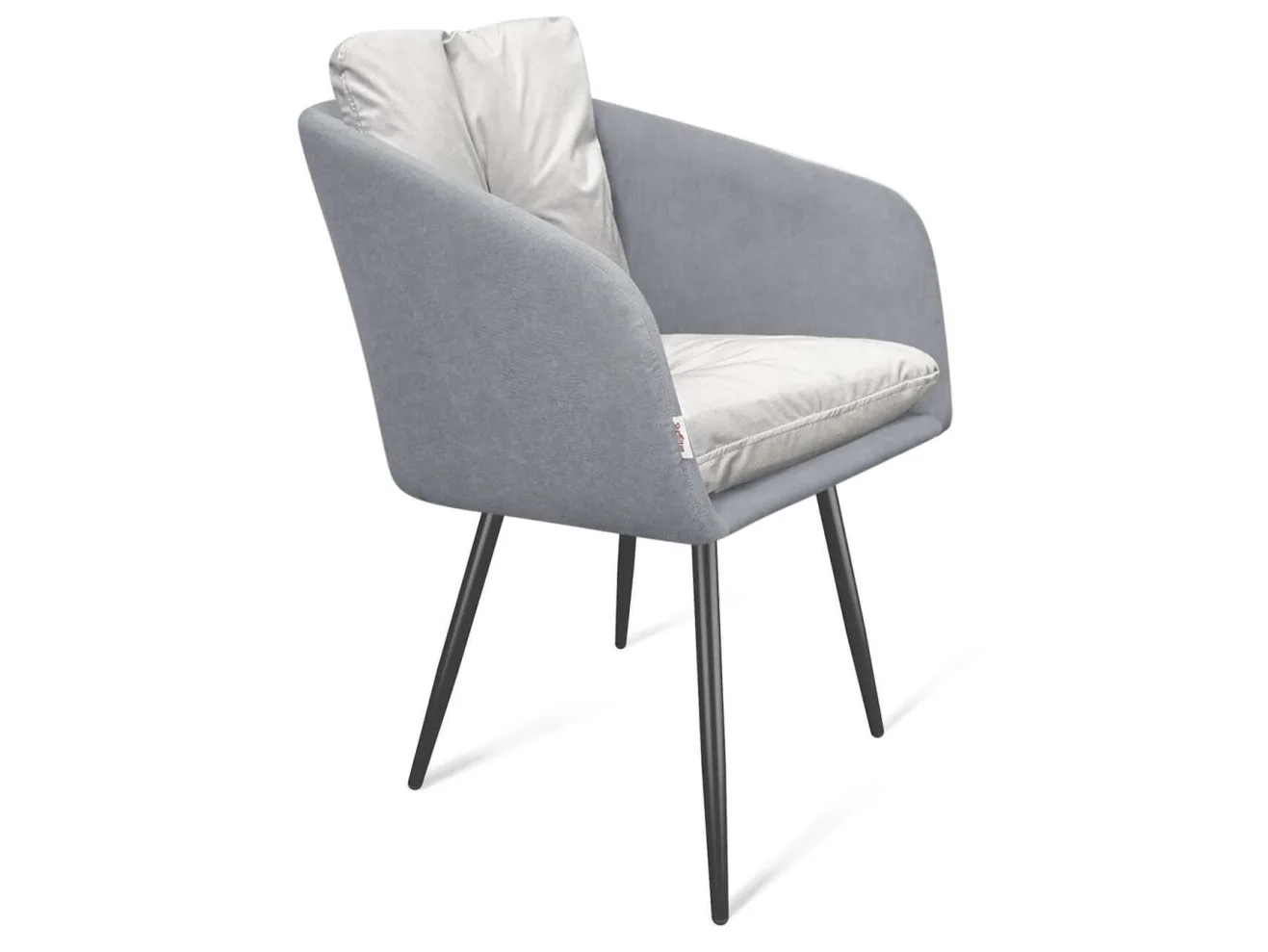 Стул Sheffilton SHT-ST43-2/S95-1 стальной серый/серое облако/чёрный муар 697542 арт. 1367825